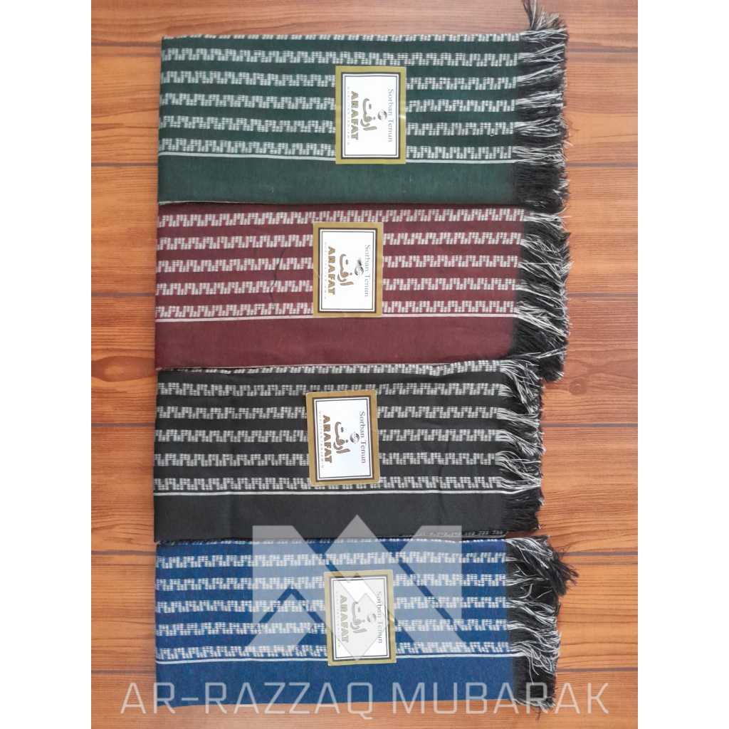 Sorban Tenun Arafat Bata-Surban Umroh Haji Berkualitas