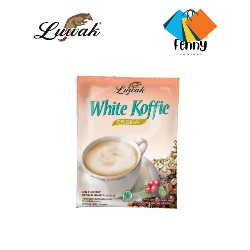 

KOPI LUWAK | WHITE KOFFIE ORIGINAL SACHET 20 GR