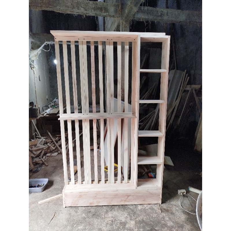 Penyekat Ruangan Minimalis Partisi Ruangan Penyekat Ruangan Tamu Bahan Dasar Kayu