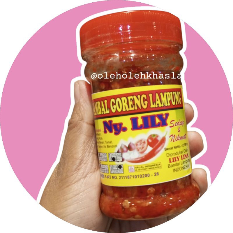 

SAMBAL GORENG LAMPUNG NY LILY 150GRAM