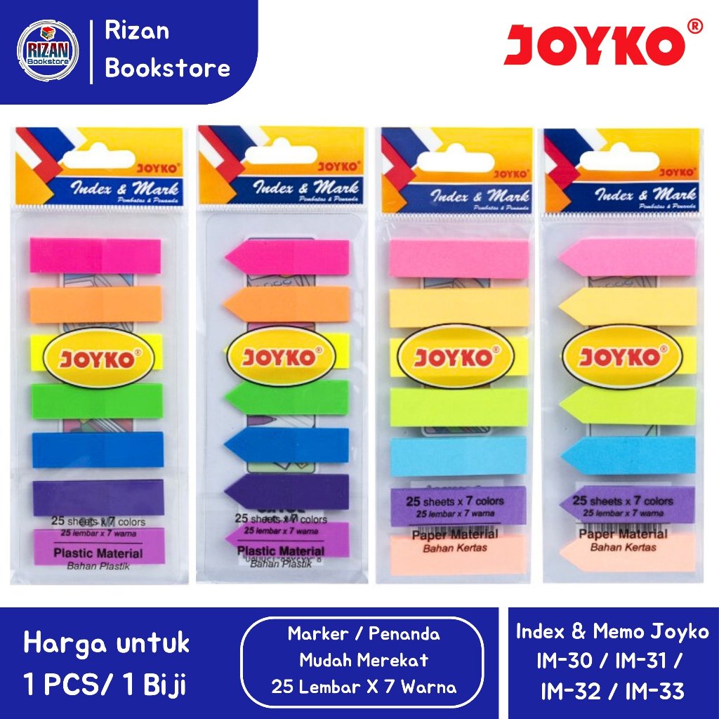 

[JOYKO] Penanda / Index & Mark / Pembatas IM-30/IM-31/IM-32/IM-33