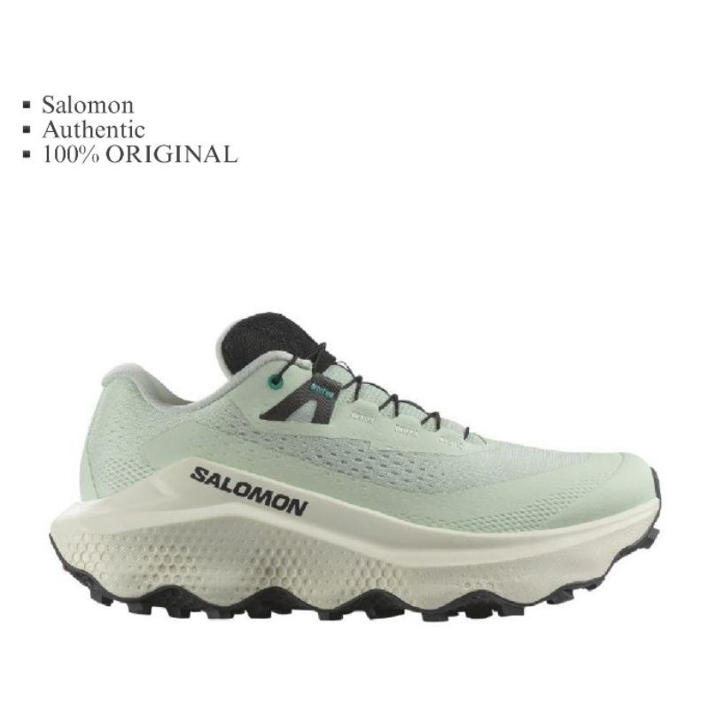Salomon Ultra Glide 3 Trail Running Clearly Aqua Vanilla Casual Sepatu Wanita Original