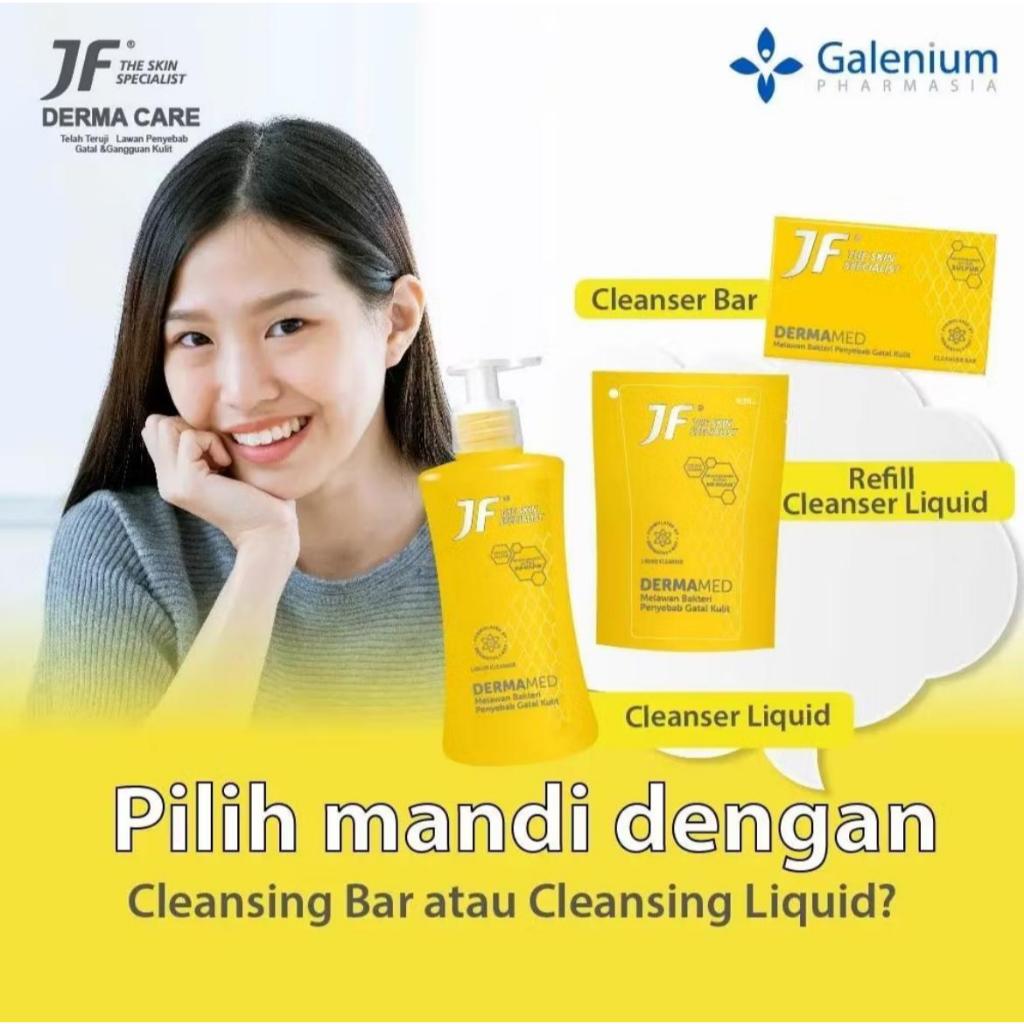 Ay00 3 Pcs JF Sulfur Cleanser Bar Dermamed 90gr - Sabun Pembersih Anti Bakteri Penyebab Gatal Kulit