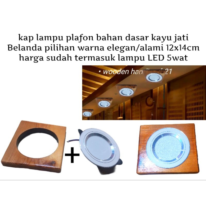 kap lampu/dudukan kap lampu plafon