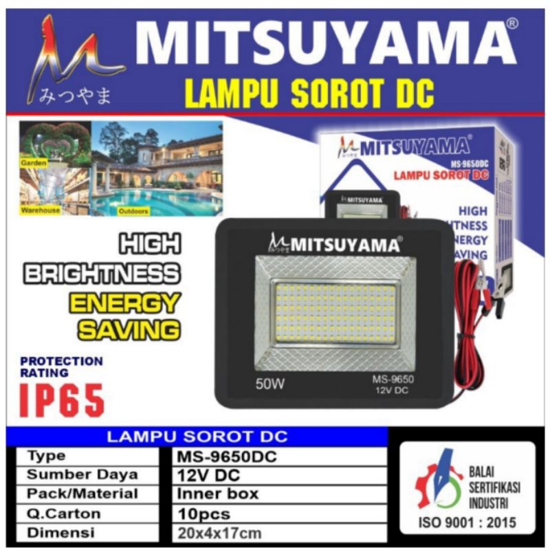 LAMPU SOROT DC 12V 50Watt LUMMENT /LAMPU TEMBAK DC 12 Volt