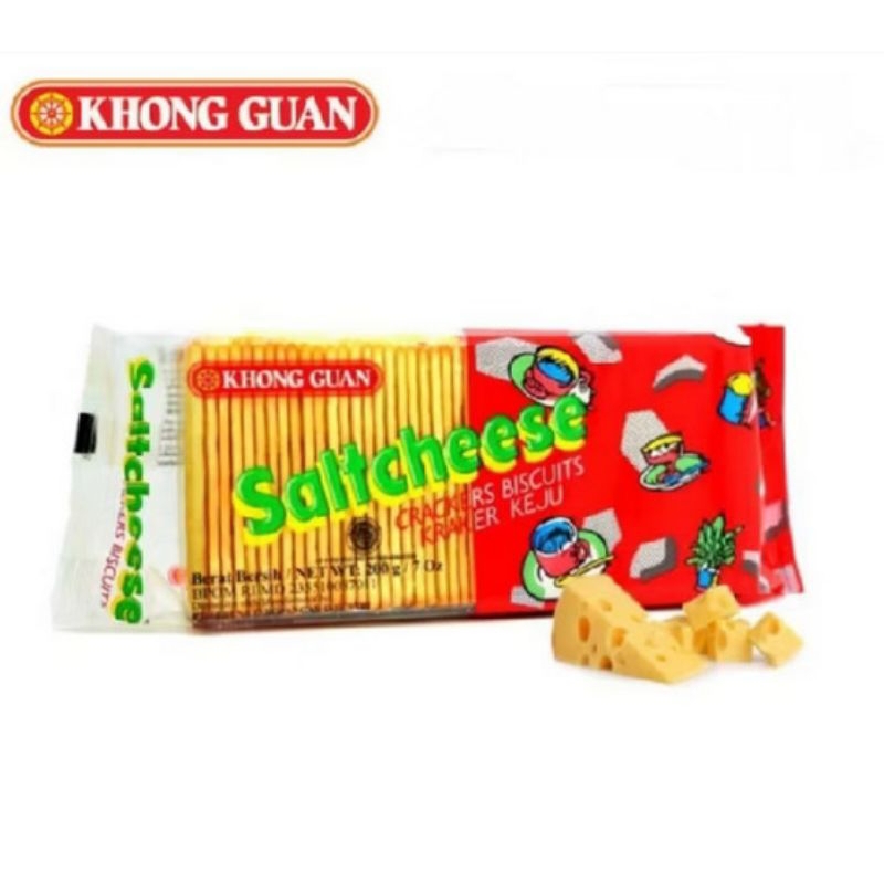 

Khong guan Saltcheese crackers 200 gram original