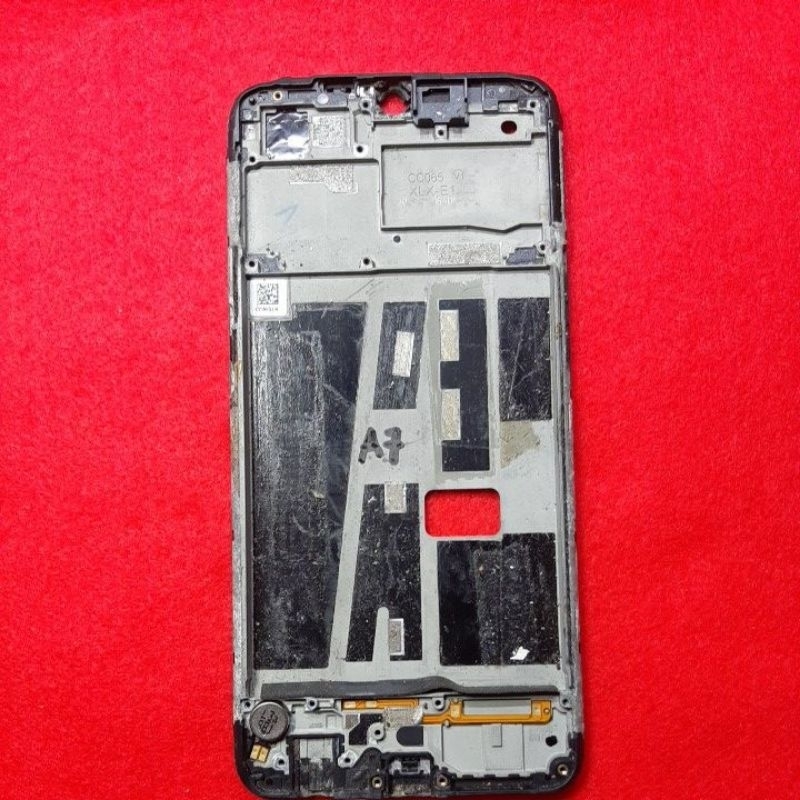 frame tatakan lcd oppo A7 ori cabutan