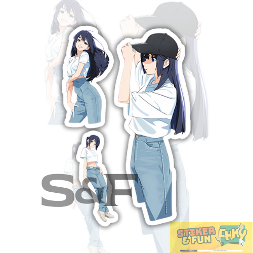 

Stiker Sticker Pack Vinyl Laminasi CUTE GIRL ANIME CUTE 41