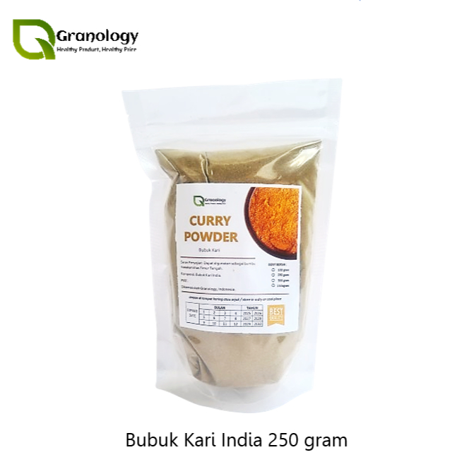 

Bubuk Kari / Indian Curry Powder (250 gram) by Granology