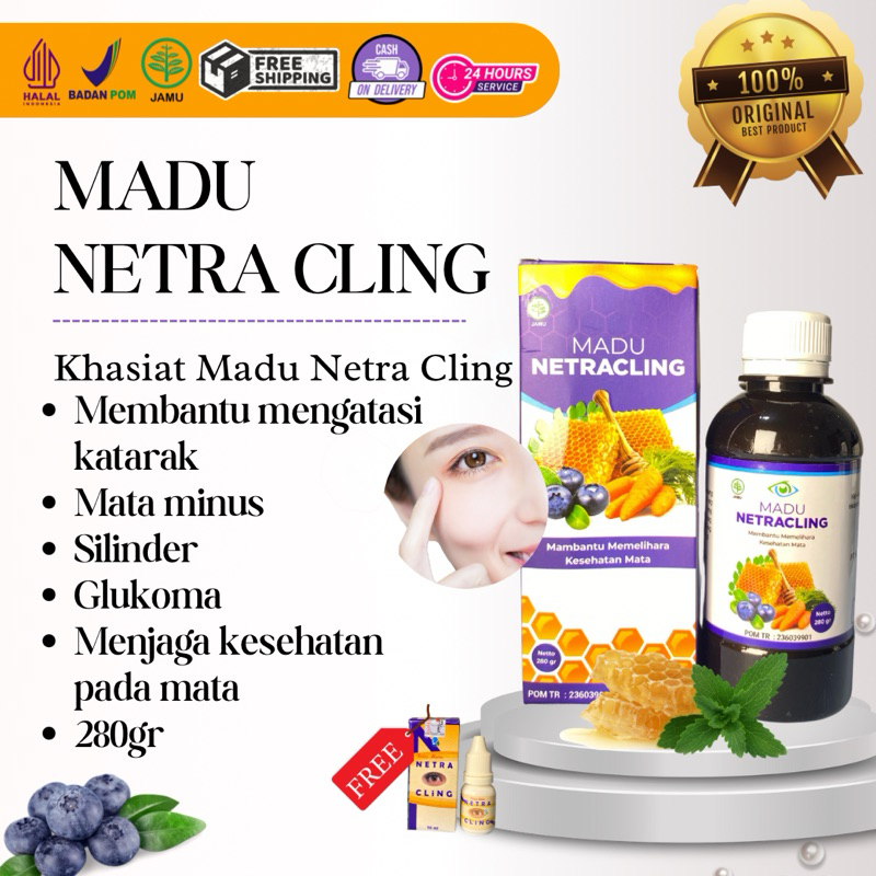 

Madu Netracling 280 gram Free Tetes Mata Netracling