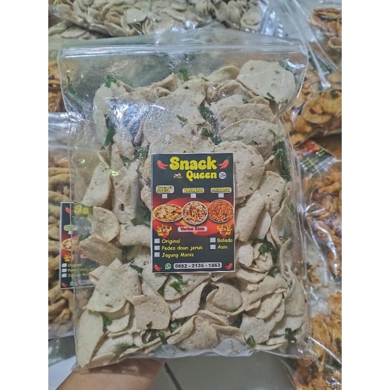 

basreng original dan asin daun jeruk pembuatan fresh order dulu baru di buatkan