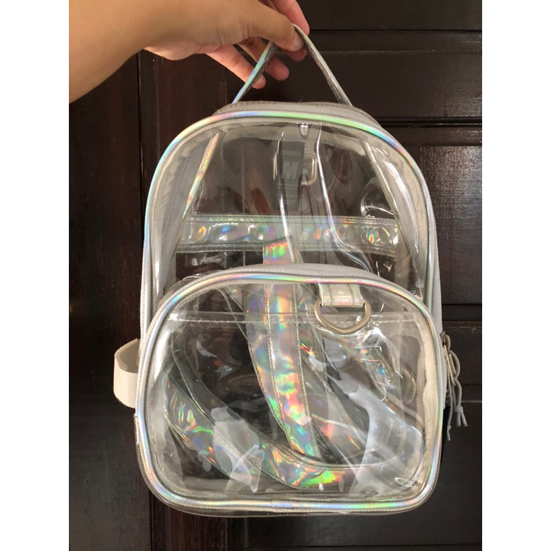 preloved clear bag / tas konser / pvc sling bag