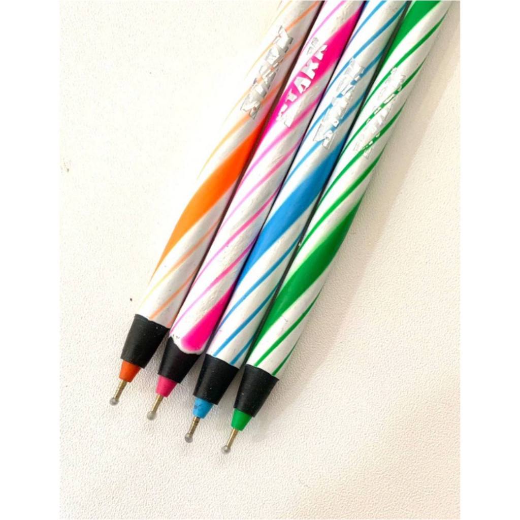 

12pcs - 1 Lusin Pena Pulpen Rainbow Stark
