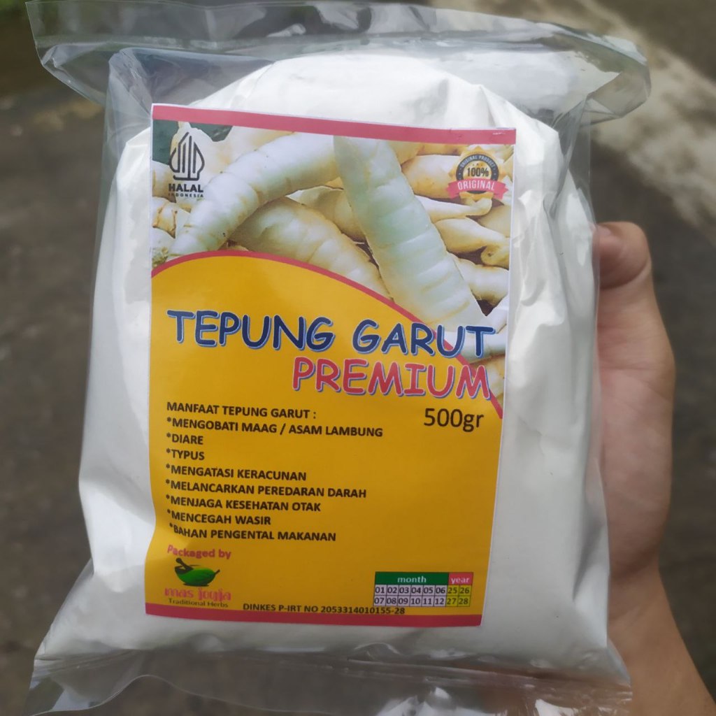 

Tepung Garut 500 Gram Organik Premium/Tepung Garut pati Cocok Untuk Asam lambung.gerd Asli Alami