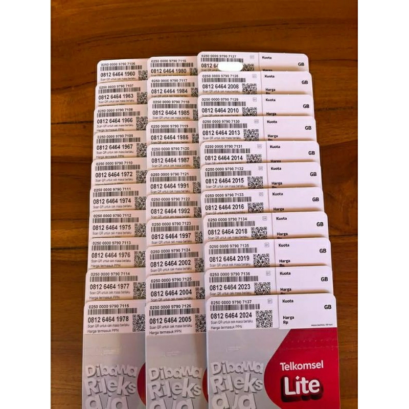 Nomor Cantik Telkomsel Simpati Seri Tahun Lahir 1995 | Kartu Perdana Unik | Nomor Mudah Diingat