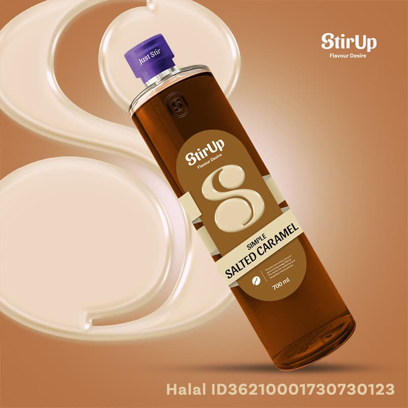

StirUp Simple Salted Caramel - Gourmet Syrup Rasa Salted Karamel