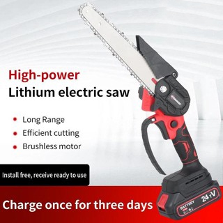 Keelat Power - Mesin Gergaji Listrik Kayu Portable Ironhoof 8 Inci Cordless Chainsaw