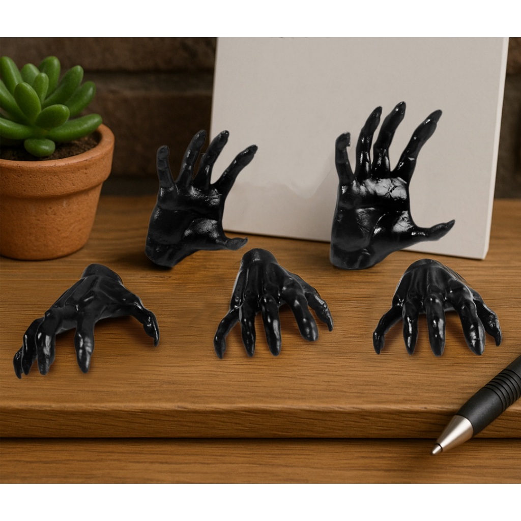 CROW HAND Dekorasi Rumah Bahan Resin | Gantungan kunci | MakewithTrust