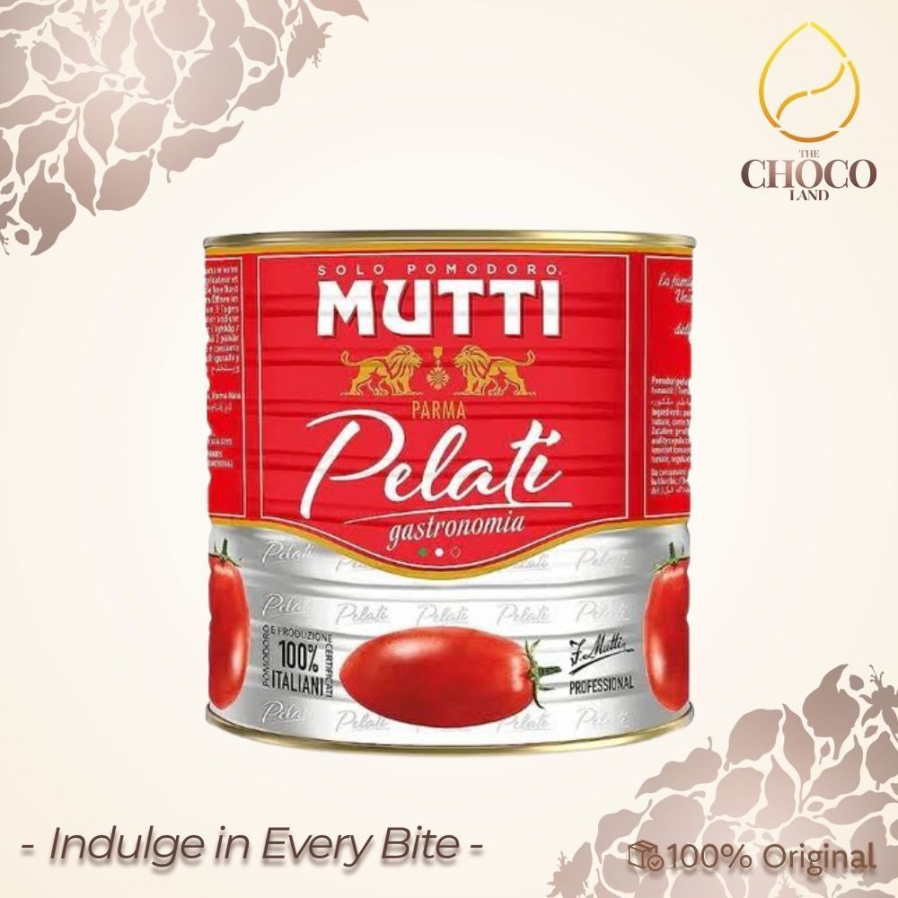 

Mutti Whole Peeled Tomato & Finely Chopped Tomato | Tomat Kupas Kaleng & Tomat Cincang Cacah