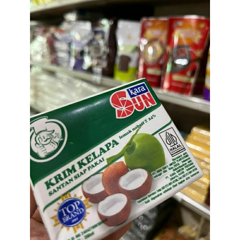 

Sun kara / Santan kara / Krim kelapa / Santan kara kotak / Santan kara siap pakai 200ml