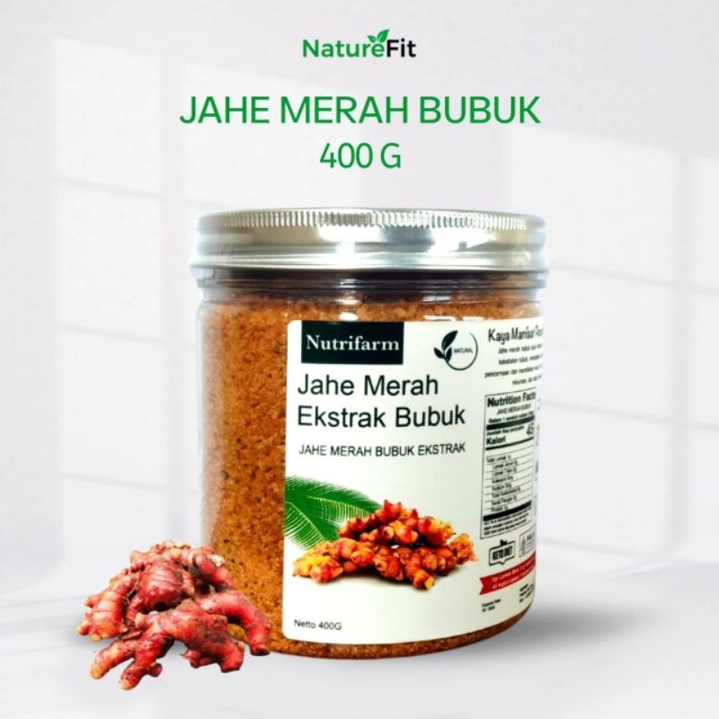 

Jahe Merah Extra Bubuk 400r Asli 100% Tanpa Campuran