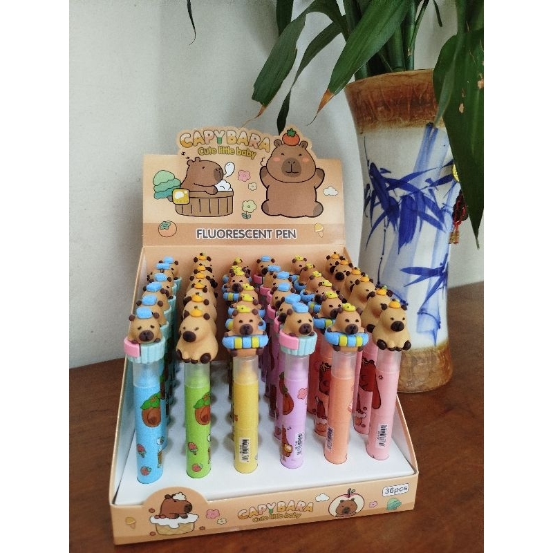 

Stabilo 3 Susun Capybara Kuromi Cinnamoroll and Friends 1 Box 36pcs || Stabilo Lucu || Highlighter