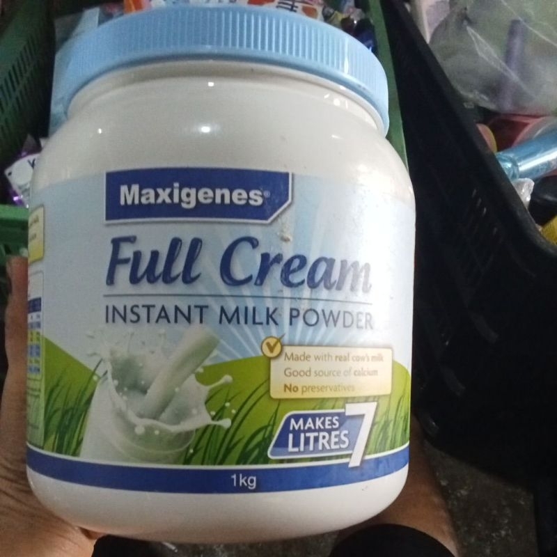 

maxigenes full cream instan milk powder 1kg