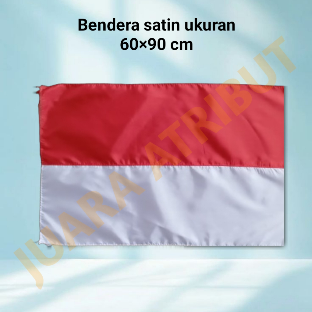 

BENDERA MERAH PUTIH UKURAN 60X90CM BAHAN SATIN /BENDERA MERAH PUTIH 60X90CM