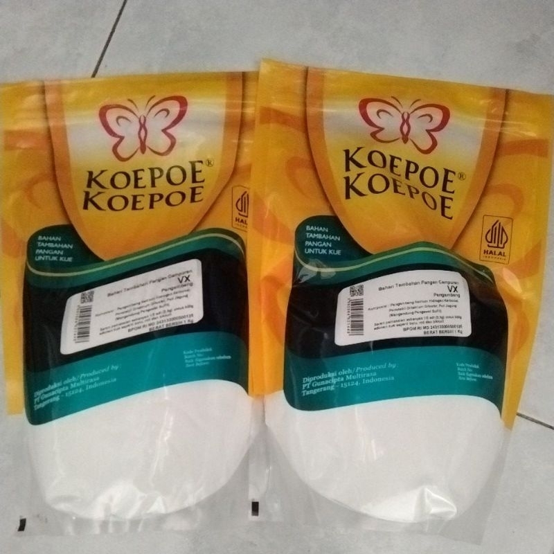 

Koepoe-Koepoe VX 1kg Pengembang VX Koepoe Koepoe