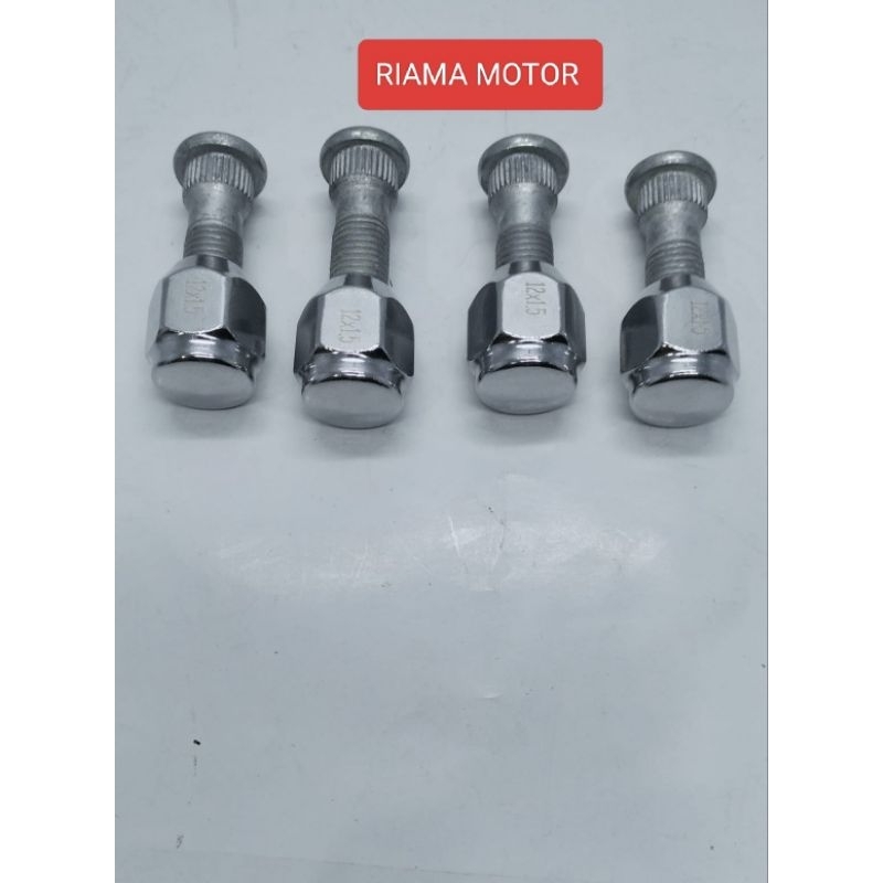 BAUT + MUR RODA MOBIL AVANZA/XENIA(HARGA 8 PC=4 BAUT + 4 MUR) ORIGINAL