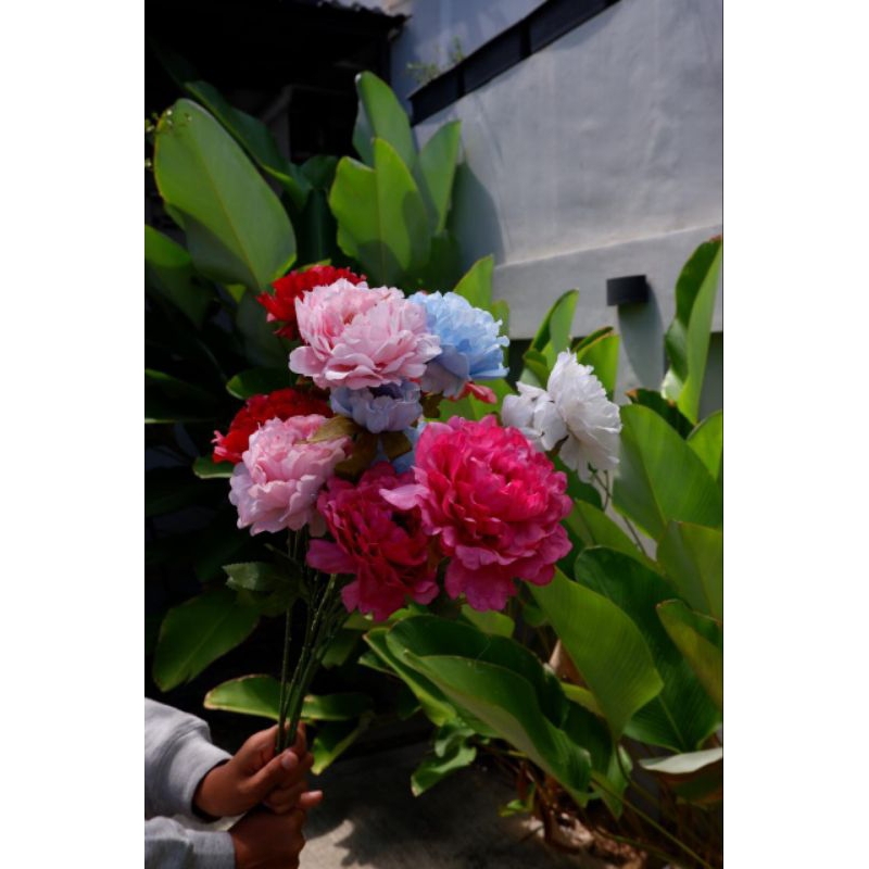 PEONY PREMIUM  | BUNGA PEONY | BUNGA ARTIFICIAL | BUNGA PALSU | BUNGA BUATAN | FLOWER