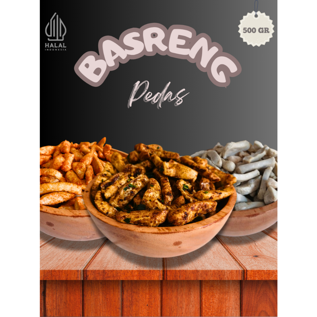 

(500 GR) Basreng Stik Rasa Pedas Asin Cikruh Daun Jeruk Kriuk Renyah