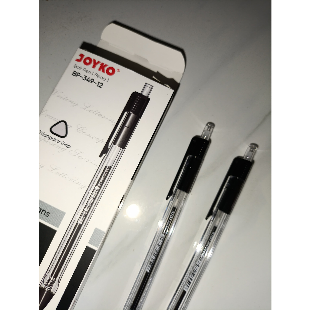 

PROMO - Ball Pen Pulpen Pena Joyko BP-349 Vokus Trans 0.7 mm (1 Box isi 12 Pcs)