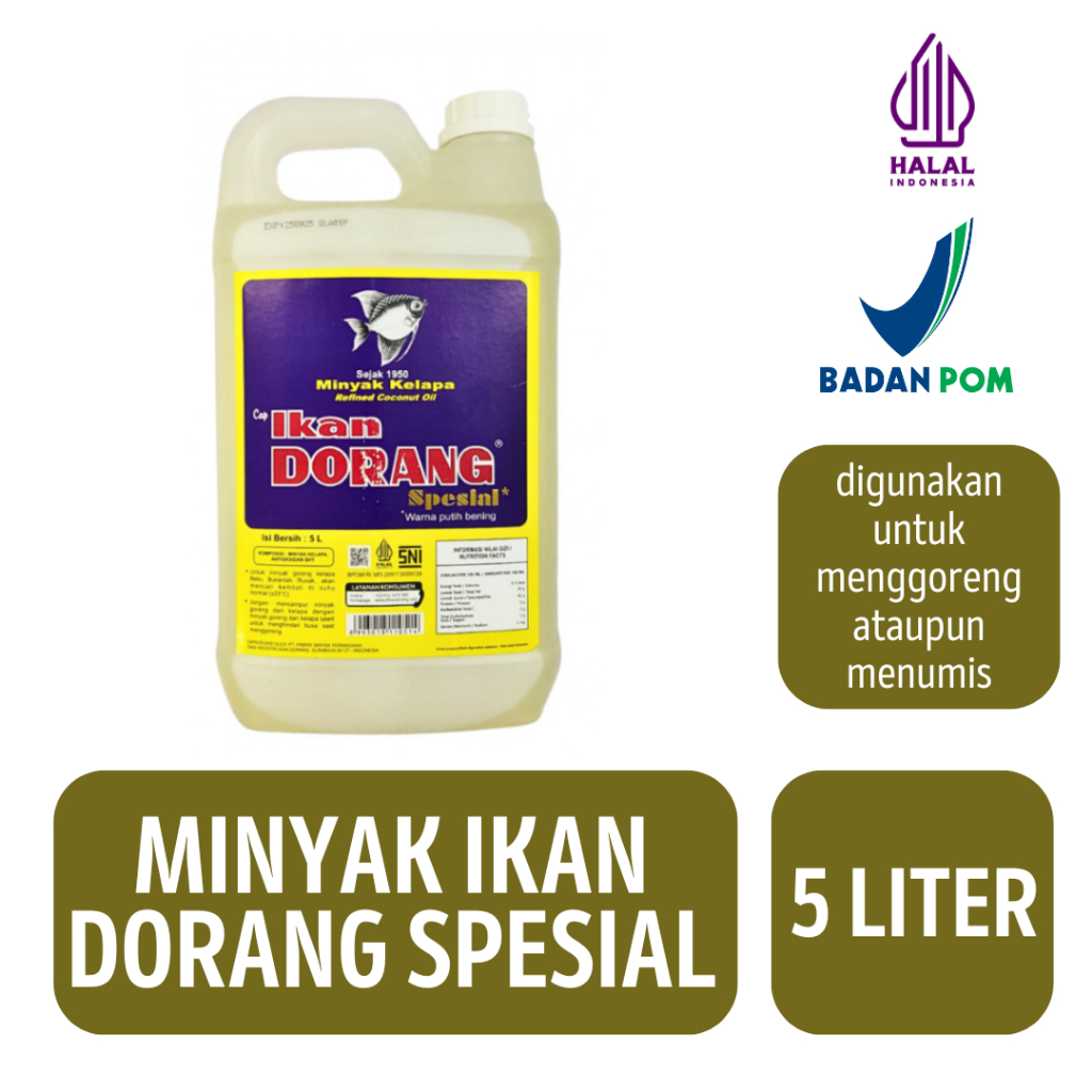 

Minyak Goreng Dorang Spesial [5LITER]