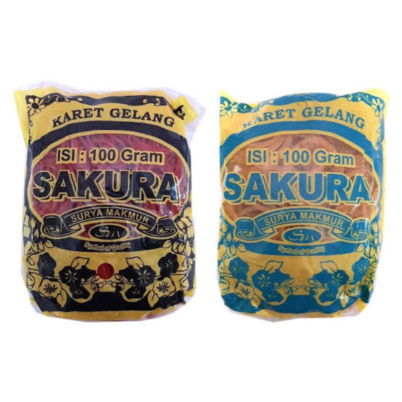

karet merk sakura 100 gr