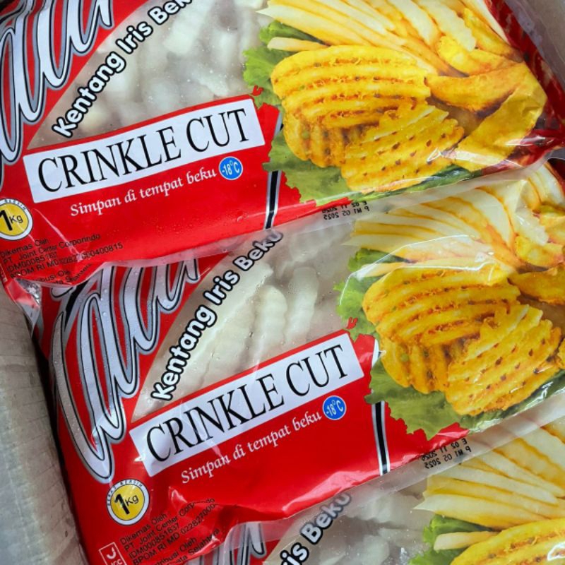

Idaho Crinkle Cut 1KG Kentang Goreng Beku French Fries 1000gram