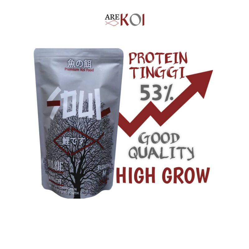 Pakan Ikan Koi SOUL / Pelet Ikan Koi Protein Tinggi Bulkie / ARE KOI