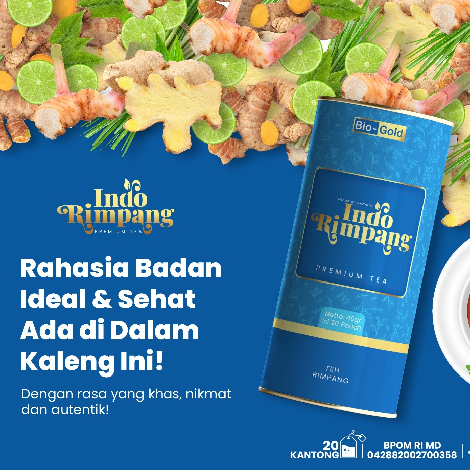 

Indo Rimpang - Teh Herbal Premium Turunkan Berat Badan dan Mempercepat Pembakaran Lemak Secara Alami