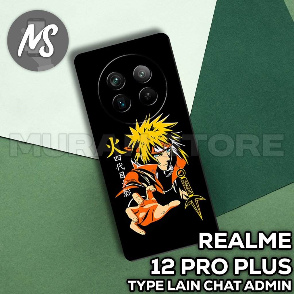 Softcase karet REALME 12 PRO PLUS /MS9/motif ANIME/case REALME 12 PRO PLUS/casing REALME PERO PLUS /