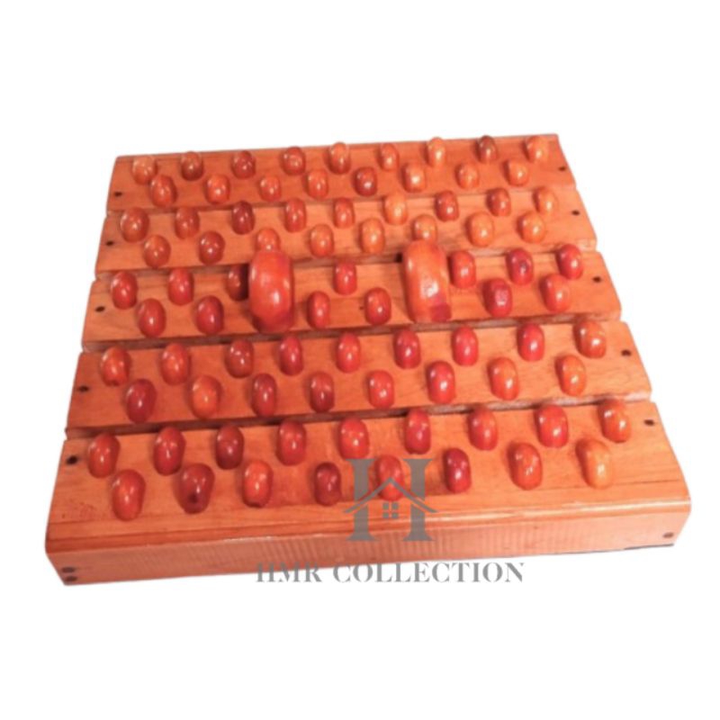 papan pijat refleksi kaki kayu tradisional/papan pijat terapi kaki/alat pijat kayu