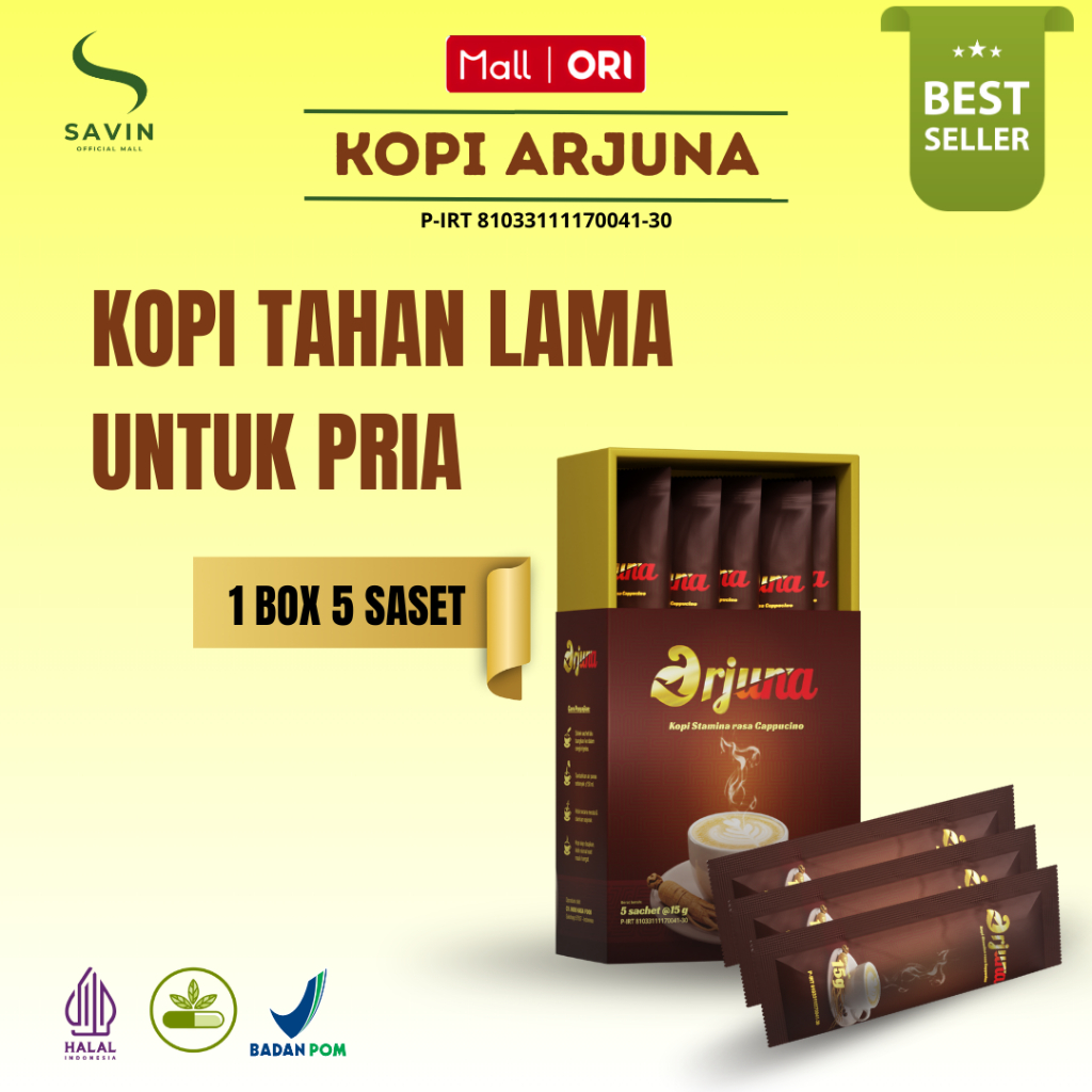

Kopi Arjuna Minuman Penambah Energi Daya Tahan Lama BPOM - Kopi Vitalitas Termanjur