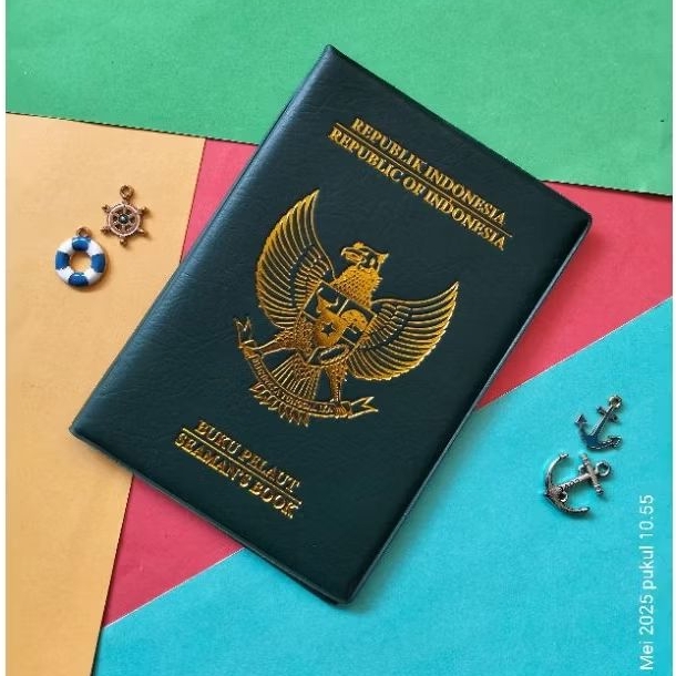 

Cover Sampul Buku Pelaut Original PREMIUM Sampul Hard Cover Sampul Seaman Book Cover Seafarer Pelayaran