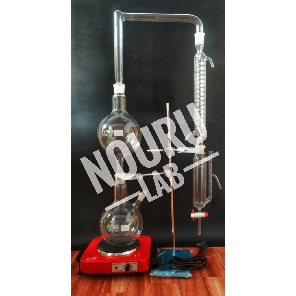 DESTILASI OIL WATER 1000ML - DESTILASI MINYAK ATSIRI 1000ML