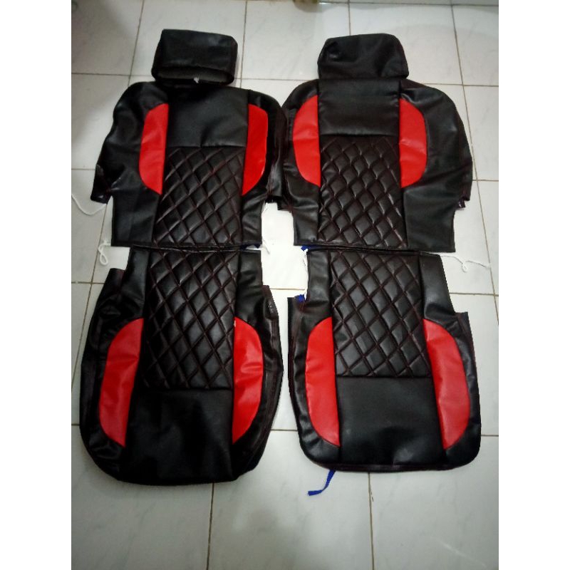 Cod Sarung Jok/Cover Jok Mobil Futura Minibus Realvan Model Kotak Sabit