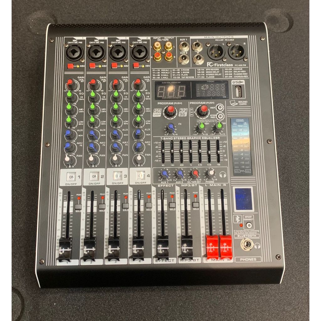 Power Mixer FirstClass FC 409 PM FC-409PM Firstclass FC409 PM 500w