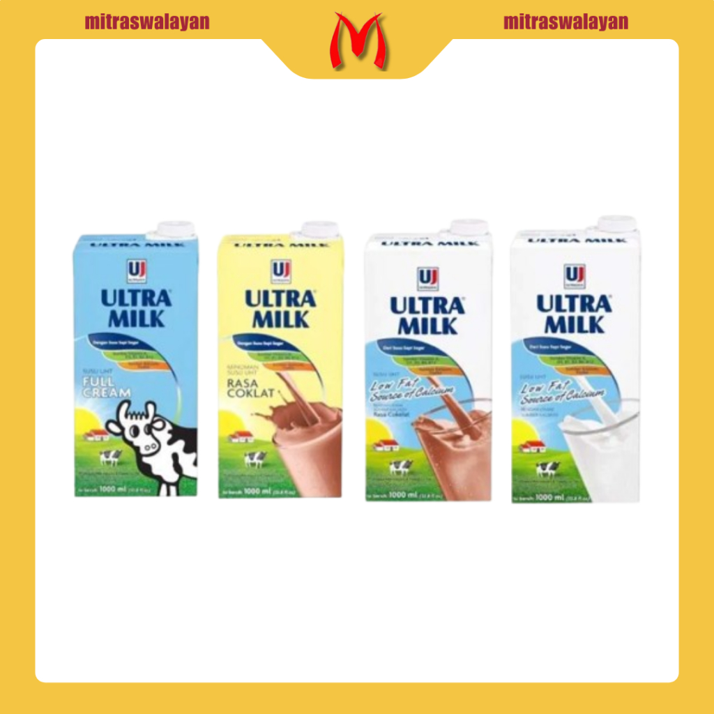 

ULTRA MILK Susu UHT Kemasan 1000 ml