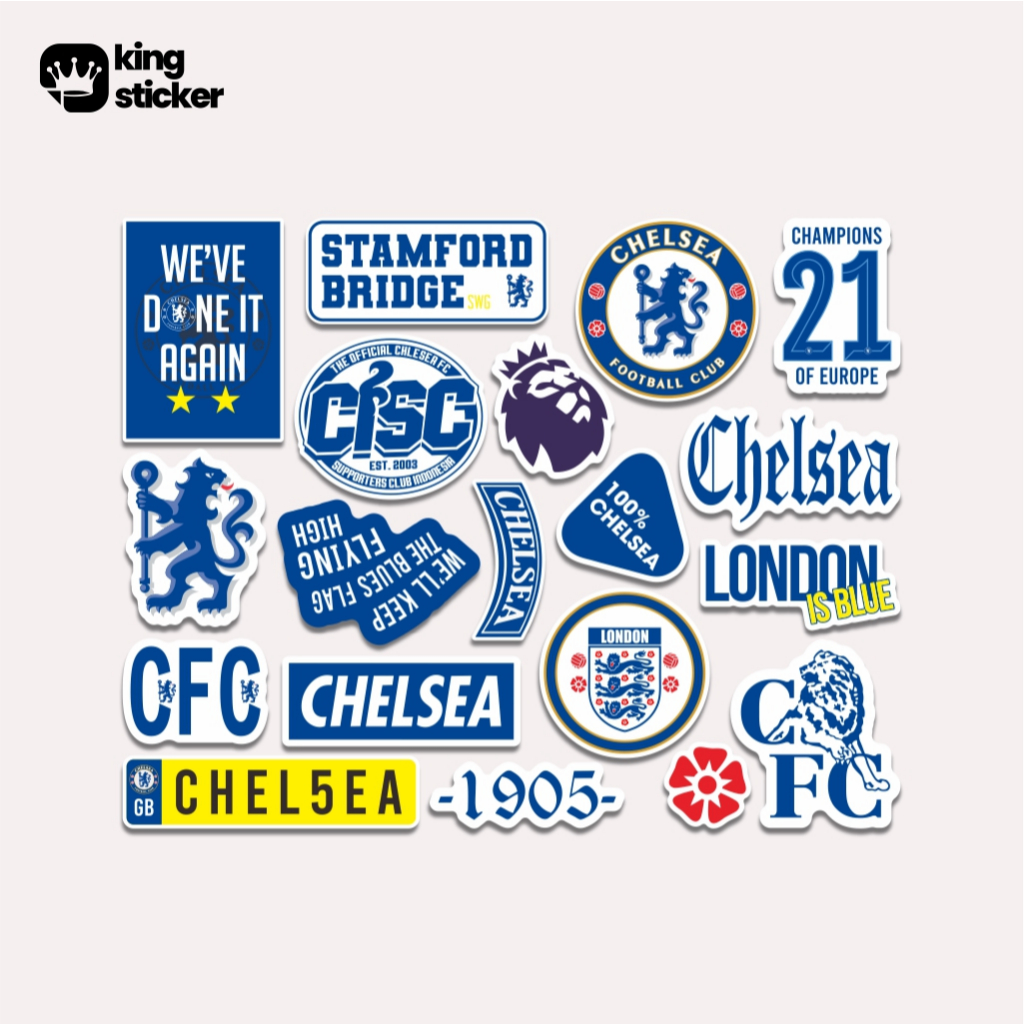 

STICKER PACK CHELSEA [20pcs] LAMINASI GLOSY DIE CUTT