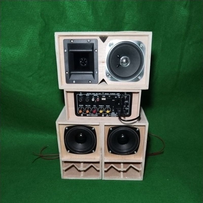 PAKET SOUND MINIATUR 2*4 INCH DAN 1*4 INCH PLUS TWETER