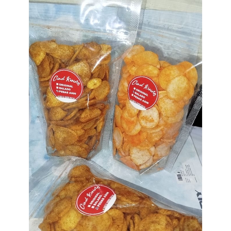 

cimol kering cemilan pedas jajanan kekinian cemilan santai snack pedas