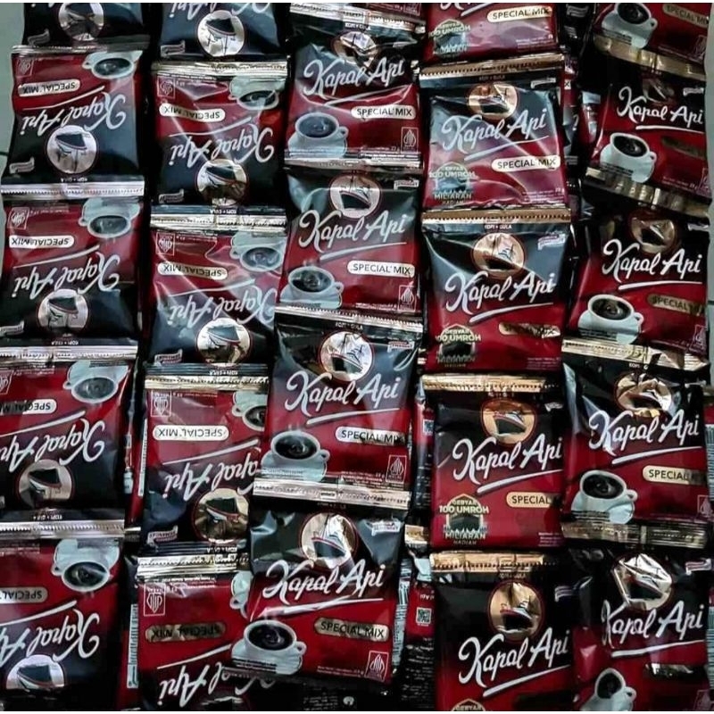

kopi kapal api jellas enaknya, 1 renceng isi 10 biji, kapal api special mix